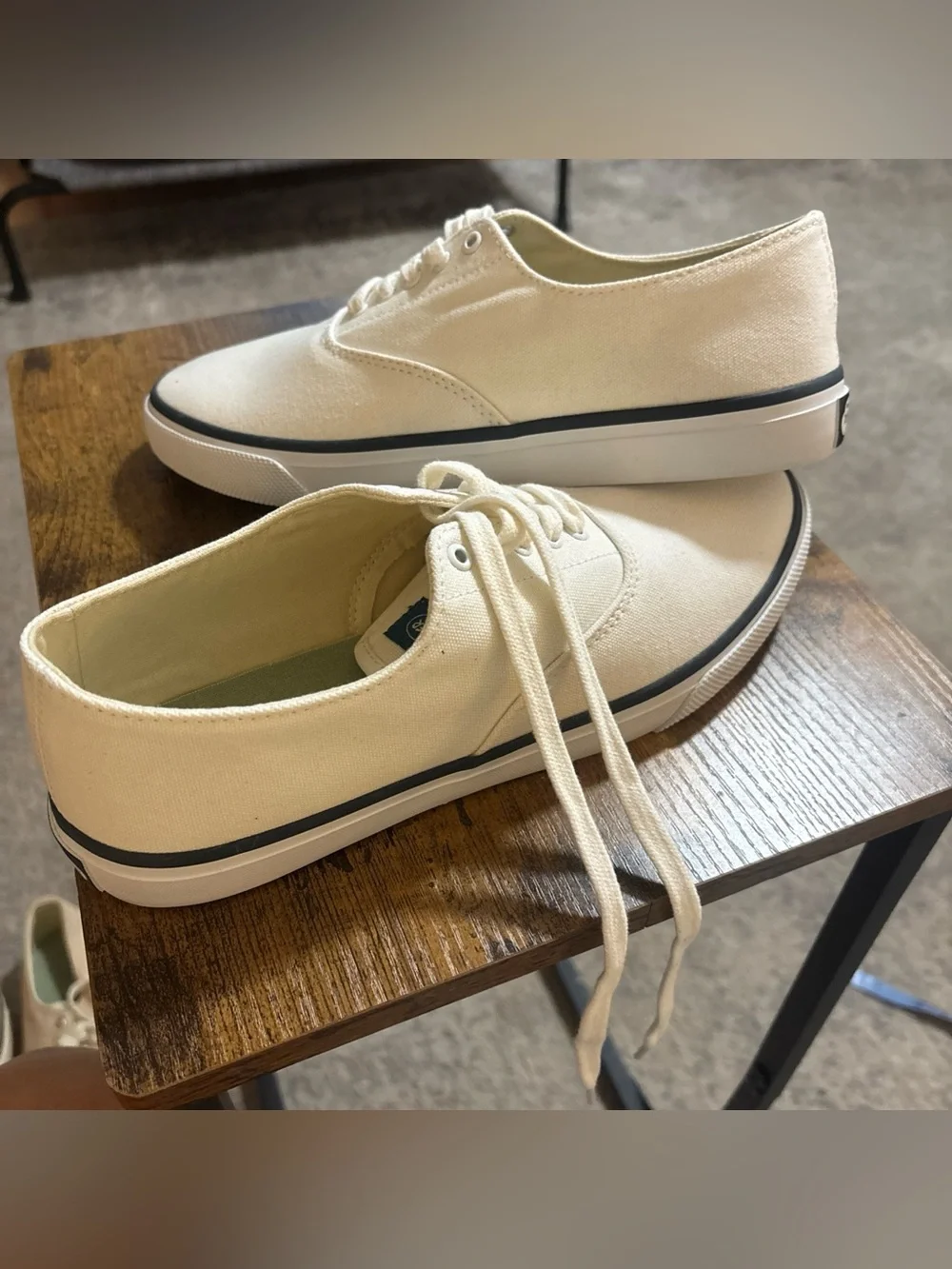 Sperry Top Sider Classic CVO White Size 9 NWOT